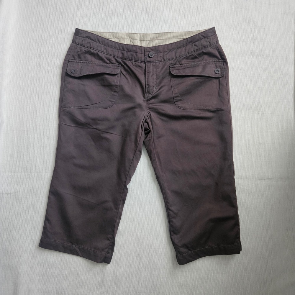 The North Face Capri Pants Women 8 Linen Crop Gorpcore Outdoor Drawstring Hiking